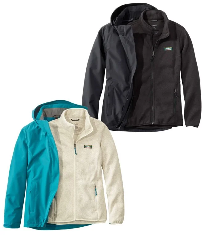 Women''s L.L.Bean Sweater Fleece 3-in-1 Jacket - Image 6