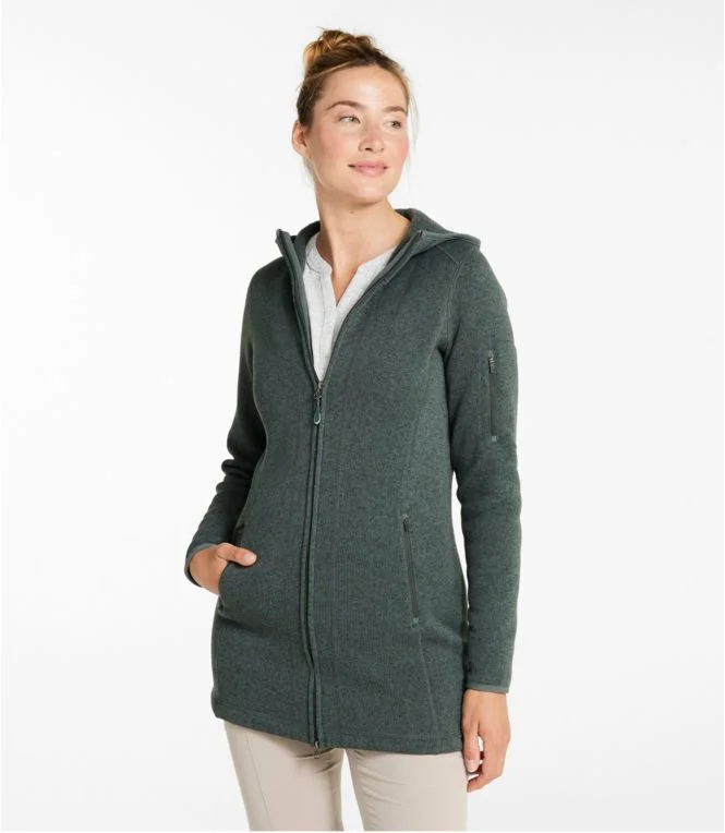 Women''s L.L.Bean Sweater Fleece Coat - Image 3