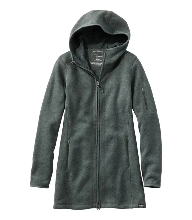 Women''s L.L.Bean Sweater Fleece Coat - Image 9