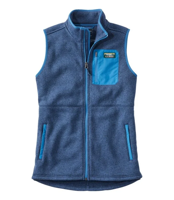 Women''s L.L.Bean Sweater Fleece Long Vest - Image 10