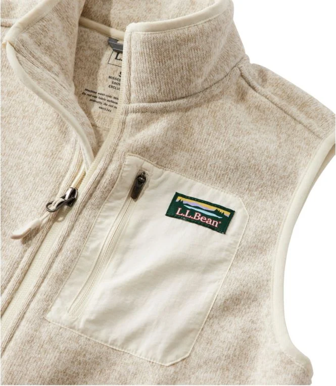 Women''s L.L.Bean Sweater Fleece Long Vest - Image 5