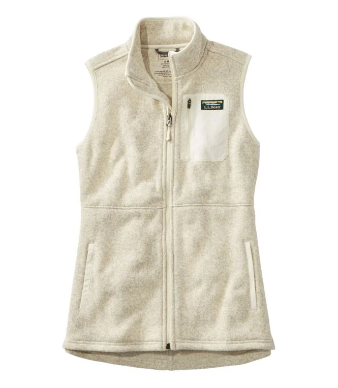 Women''s L.L.Bean Sweater Fleece Long Vest - Image 8