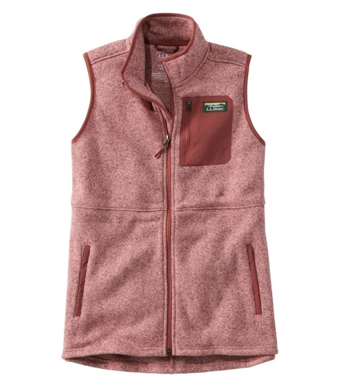 Women''s L.L.Bean Sweater Fleece Long Vest - Image 12