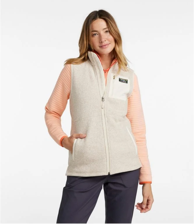 Women''s L.L.Bean Sweater Fleece Long Vest - Image 3