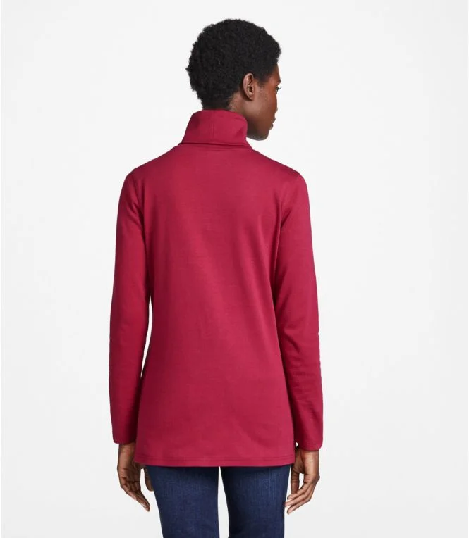 Women''s L.L.Bean Tee, High-Neck Tunic Long-Sleeve - Image 3