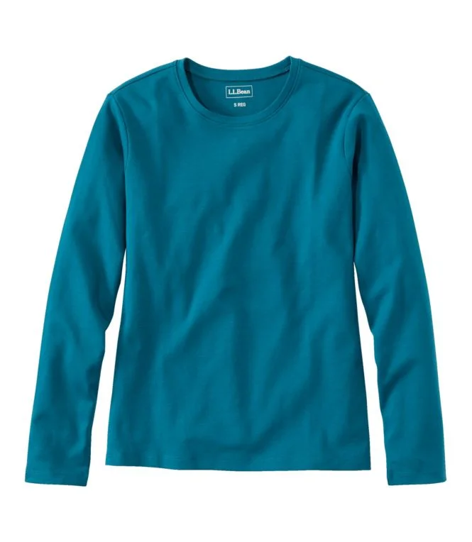 Women''s L.L.Bean Tee, Long-Sleeve Crewneck - Image 3