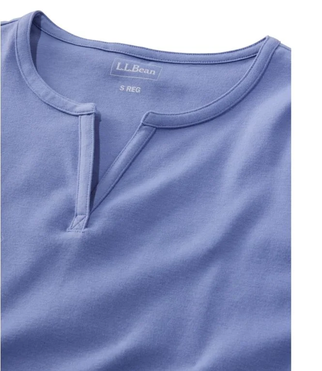 Women''s L.L.Bean Tee, Short-Sleeve Notch-Neck - Image 3