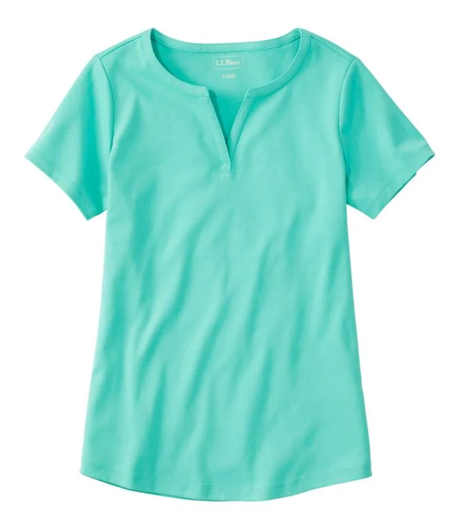 Women''s L.L.Bean Tee, Short-Sleeve Notch-Neck - Image 7