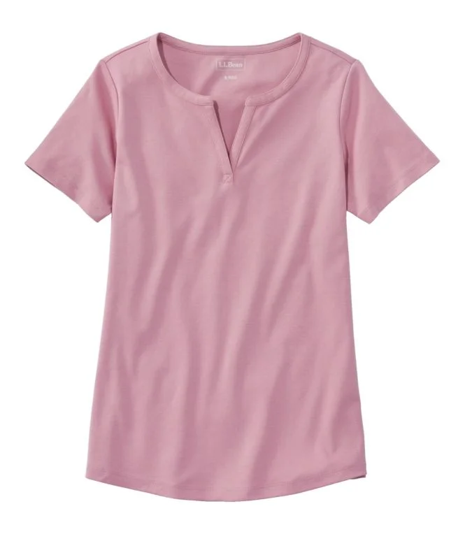 Women''s L.L.Bean Tee, Short-Sleeve Notch-Neck - Image 8