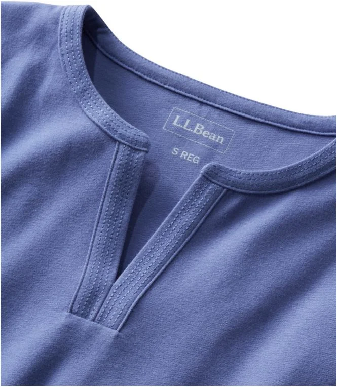 Women''s L.L.Bean Tee, Three-Quarter-Sleeve Splitneck Tunic - Image 4