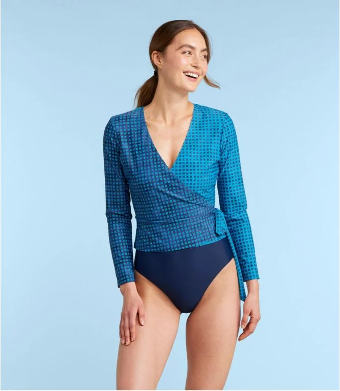 Women''s L.L.Bean x Summersalt The Perfect Wrap Long Sleeve Cover-Up
