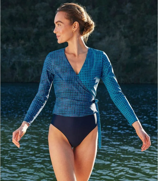 Women''s L.L.Bean x Summersalt The Perfect Wrap Long Sleeve Cover-Up - Image 9