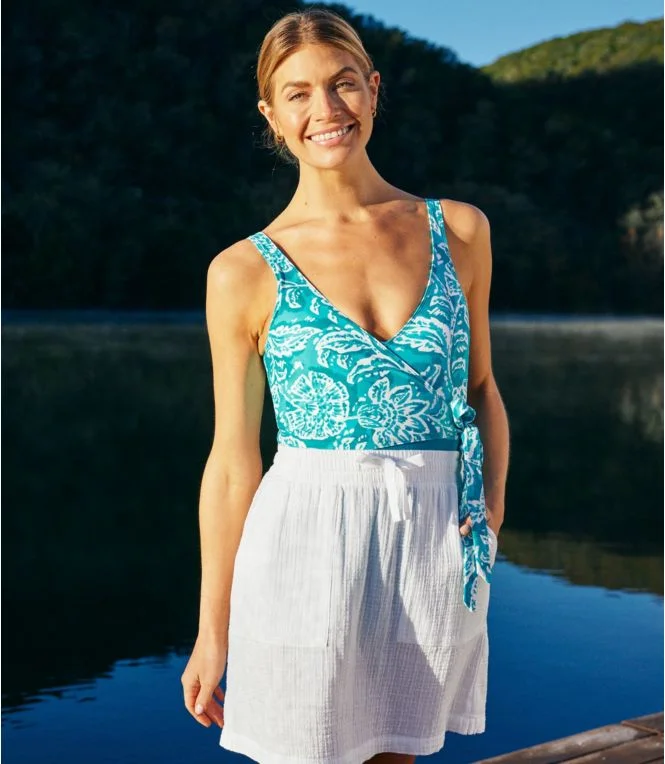 Women''s L.L.Bean x Summersalt The Perfect Wrap One-Piece - Image 10