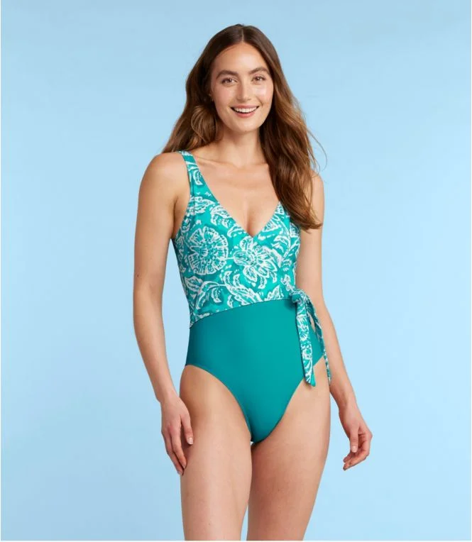Women''s L.L.Bean x Summersalt The Perfect Wrap One-Piece - Image 3