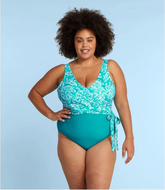 Women''s L.L.Bean x Summersalt The Perfect Wrap One-Piece - Image 6