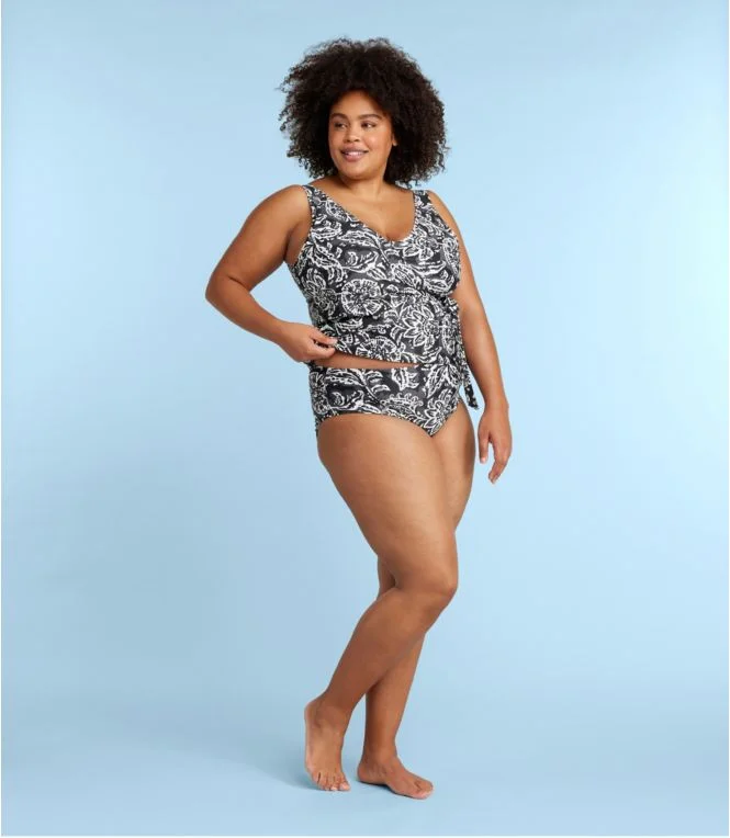 Women''s L.L.Bean x Summersalt The Perfect Wrap Tankini Top - Image 12