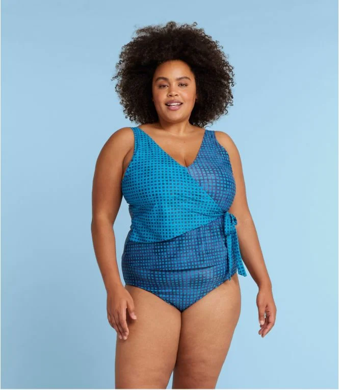 Women''s L.L.Bean x Summersalt The Perfect Wrap Tankini Top - Image 7