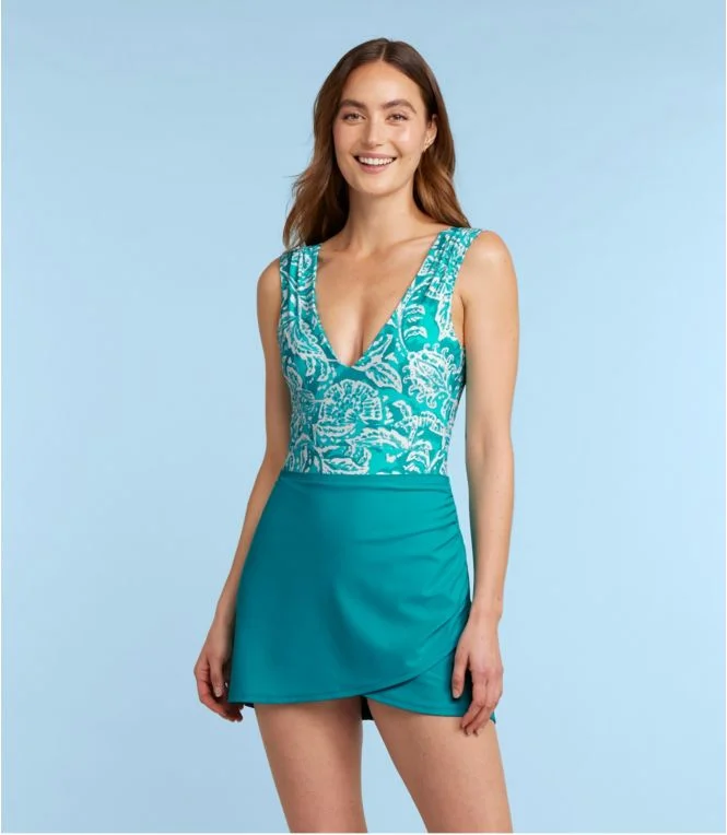 Women''s L.L.Bean x Summersalt The Ruched Swim Skirt - Image 3