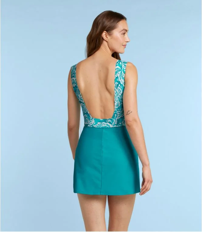 Women''s L.L.Bean x Summersalt The Ruched Swim Skirt - Image 4