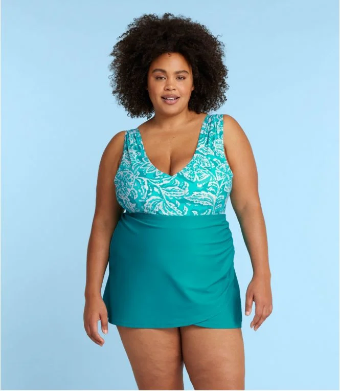 Women''s L.L.Bean x Summersalt The Ruched Swim Skirt - Image 7