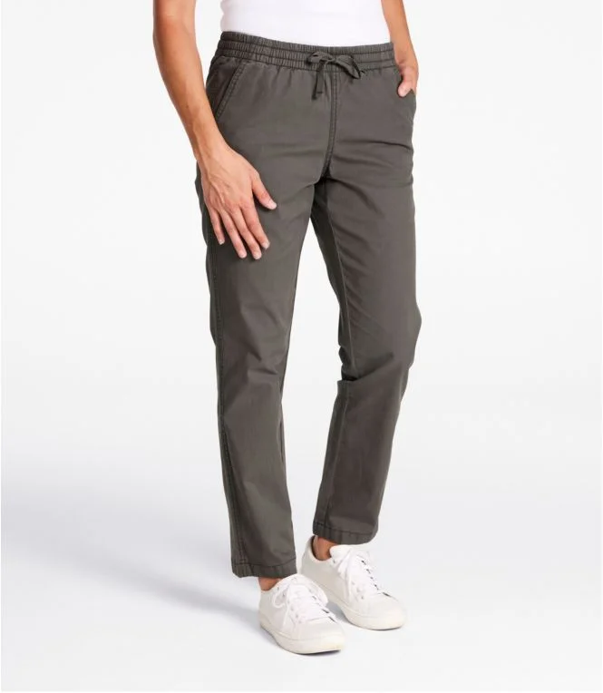 Women''s Lakewashed Chino Pants, Mid-Rise Pull-On Ankle - Image 3