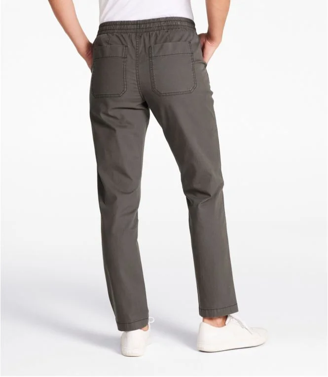 Women''s Lakewashed Chino Pants, Mid-Rise Pull-On Ankle - Image 4