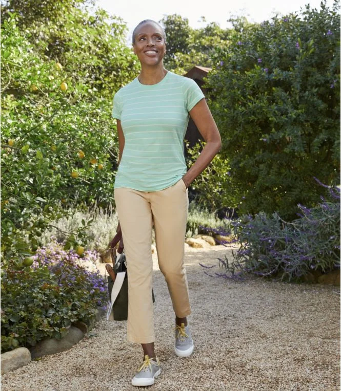 Women''s Lakewashed Chino Pants, Mid-Rise Pull-On Ankle - Image 5