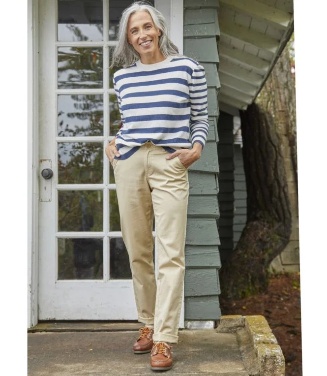 Women''s Lakewashed Chino Pants, Mid-Rise Straight-Leg - Image 7