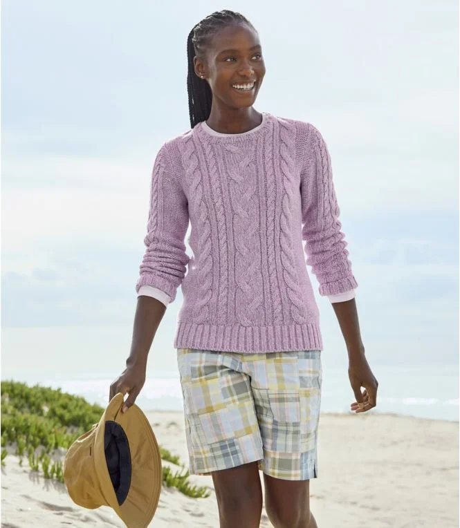 Women''s Lakewashed Chino Shorts, Mid-Rise Bermuda Patchwork - Image 5