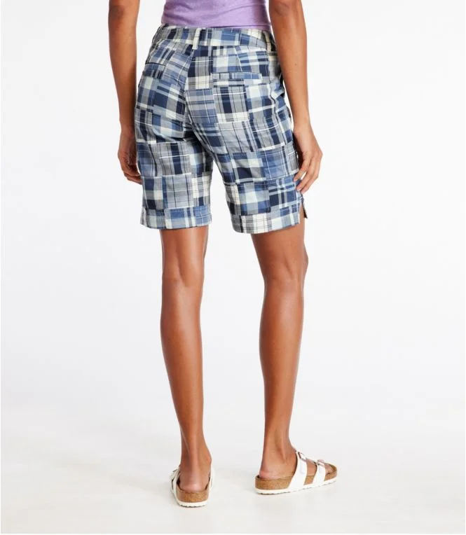 Women''s Lakewashed Chino Shorts, Mid-Rise Bermuda Patchwork - Image 4