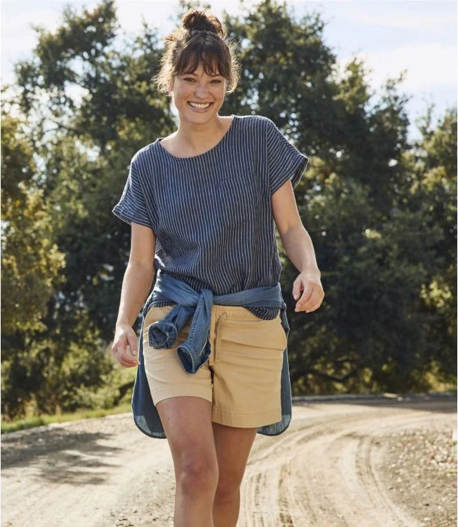 Women''s Lakewashed Dock Shorts, Mid-Rise - Image 7
