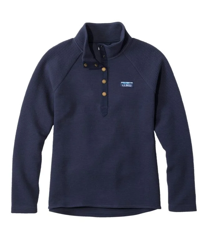 Alternative view of Women''s Lakewashed Double-Knit Quarter-Snap