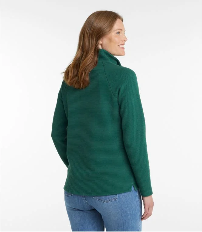 Women''s Lakewashed Double-Knit Quarter-Snap - Image 4