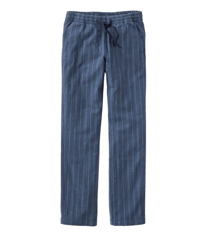 Women''s Lakewashed Pull-On Chinos, Mid-Rise Tapered-Leg Chambray Ankle Pants - Image 4