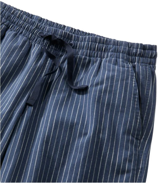 Women''s Lakewashed Pull-On Chinos, Mid-Rise Wide-Leg Stripe Chambray - Image 5