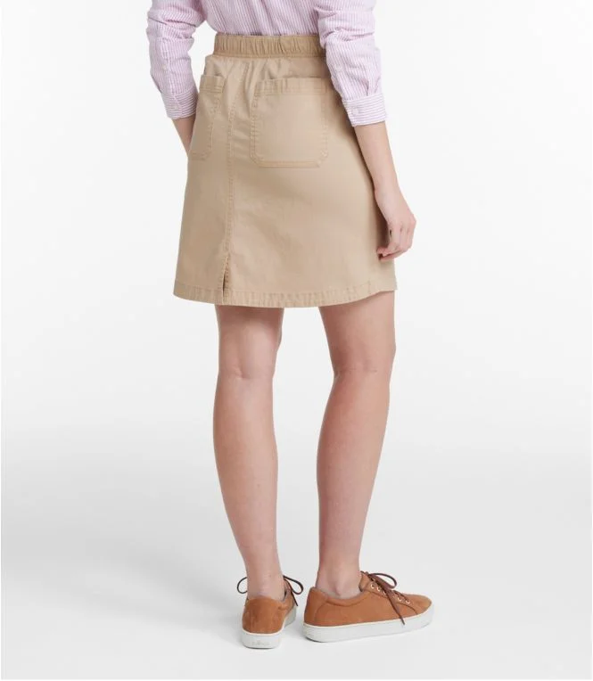 Women''s Lakewashed Pull-On Skirt, Mid-Rise - Image 4