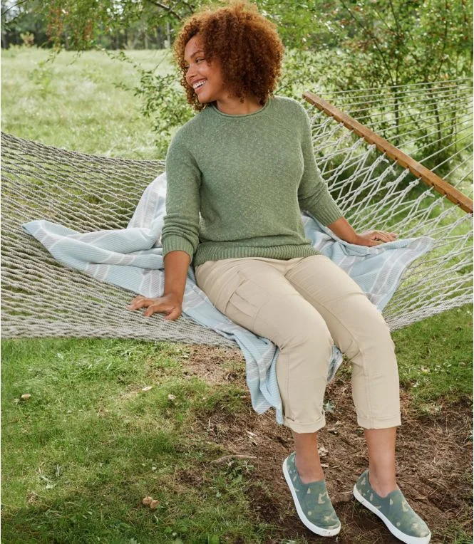 Alternative view of Women''s Midweight Cotton Slub Rollneck Pullover