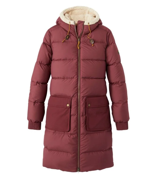 Alternative view of Women''s Mountain Classic Down Coat, Sherpa-Lined
