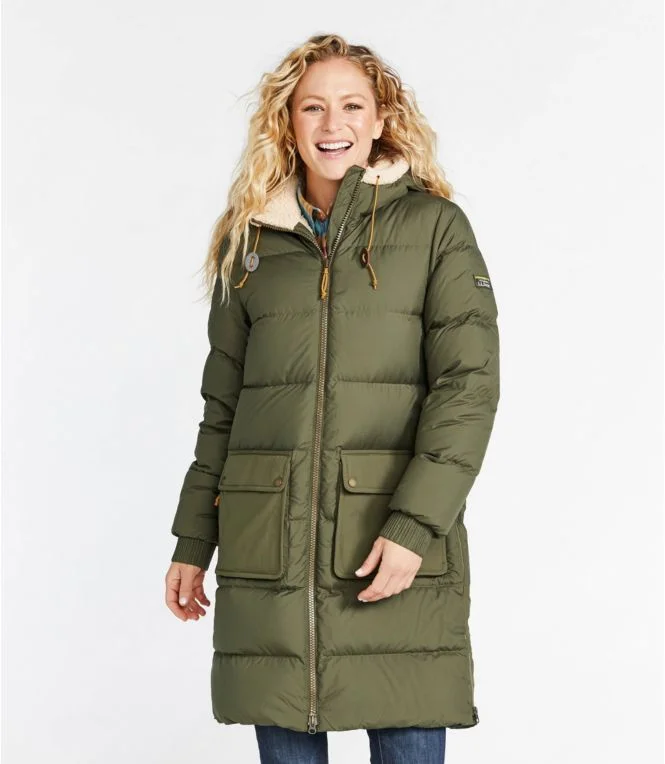 Women''s Mountain Classic Down Coat, Sherpa-Lined - Image 3