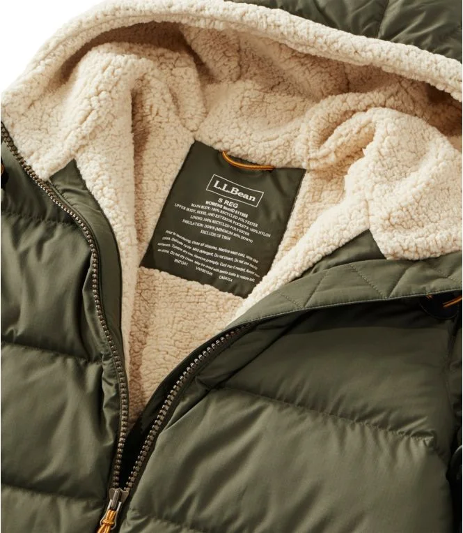Women''s Mountain Classic Down Coat, Sherpa-Lined - Image 6