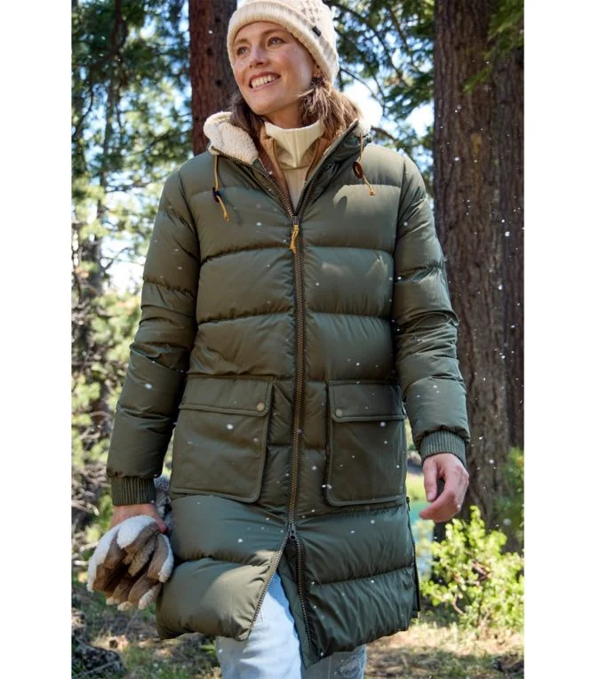 Women''s Mountain Classic Down Coat, Sherpa-Lined - Image 8