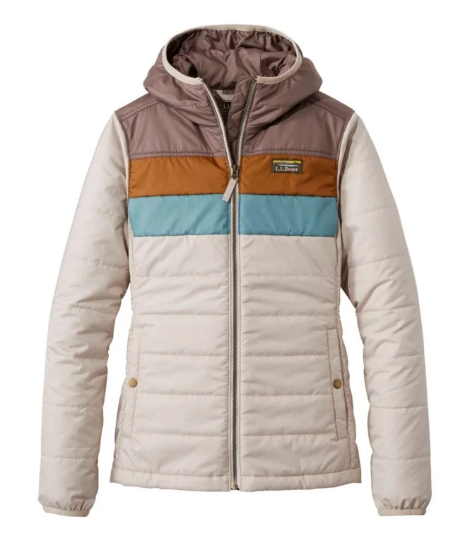 Women''s Mountain Classic Puffer Hooded Jacket, Colorblock - Image 11