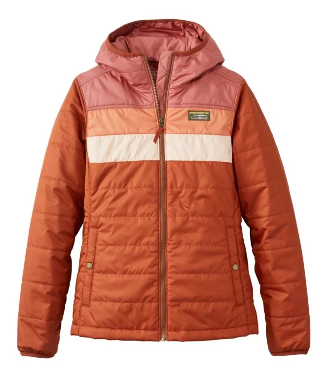 Women''s Mountain Classic Puffer Hooded Jacket, Colorblock - Image 9