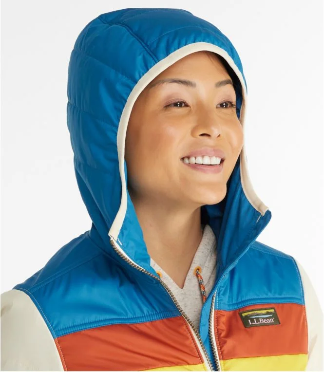 Women''s Mountain Classic Puffer Hooded Jacket, Colorblock - Image 5