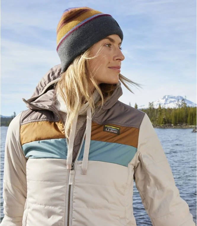 Women''s Mountain Classic Puffer Hooded Jacket, Colorblock - Image 8