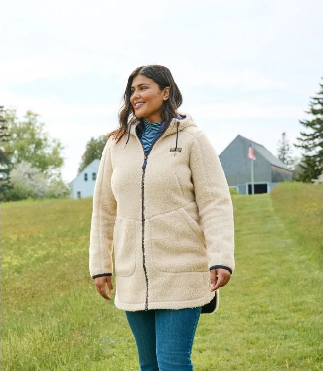 Women''s Mountain Pile Fleece Coat - Image 9