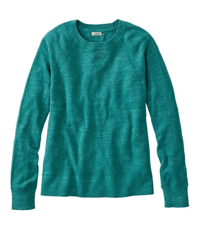 Alternative view of Women''s Organic Cotton Slub Sweater, Crewneck Sweatshirt