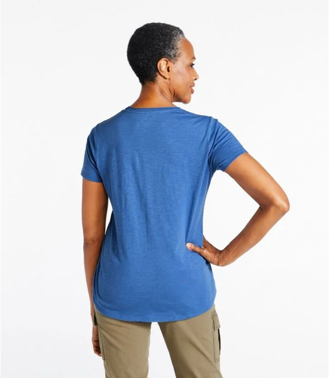 Women''s Organic Cotton Tee, V-Neck Short-Sleeve - Image 6