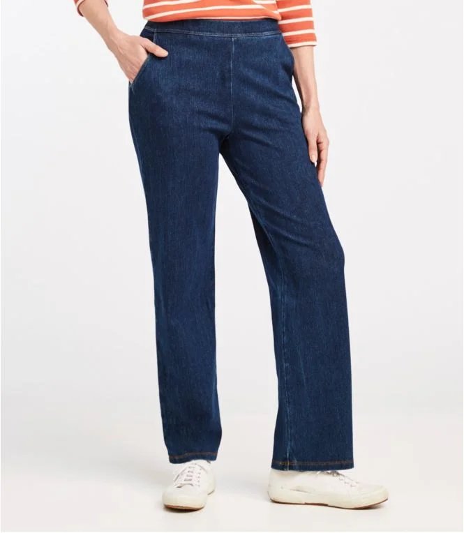 Women''s Perfect Fit Pants, Denim Straight-Leg - Image 3