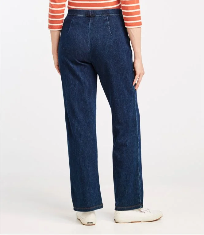 Women''s Perfect Fit Pants, Denim Straight-Leg - Image 4